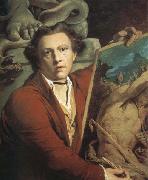 James Barry Self-Portrait as Timanthes painting